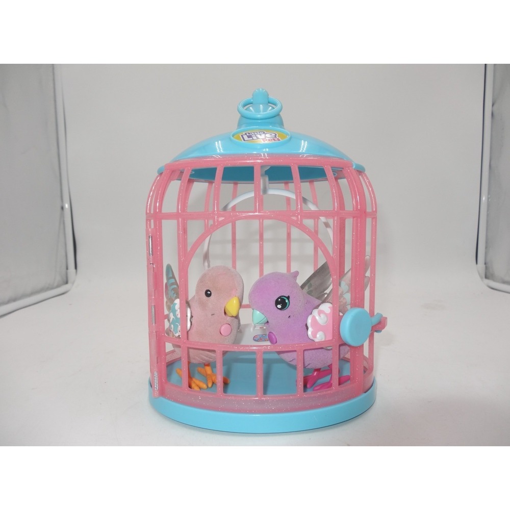 Little Live Pets Lil' Bird & Bird Cage Polly Pearl an Rainbow Glow Interactive